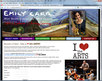 Emily Carr West Shore Community Arts Centre