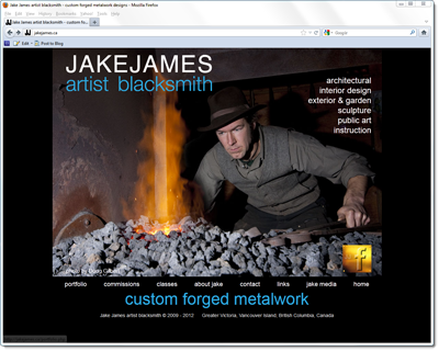 artist blacksmith Jake James